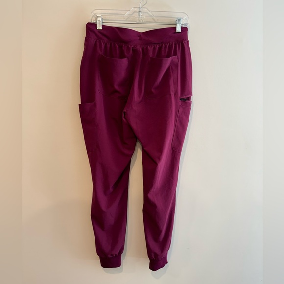 Epic MedWorks Maroon Jogger Scrubs Pants Size S - Picture 6 of 8